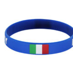 Braccialetto in silicone con bandiera italiana by masitalia